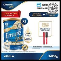 Gambar susu ensure gold hmb vanila 800 g - 3 pcs - free gift best produk dari Fera cheese Foddie undefined 2 Tokopedia