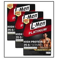Gambar L-Men Platinum Refill Choco Latte 5,3 LBS 2,4 kg - Whey Protein/sj 25g dari Varian Vege Shop undefined 3 Tokopedia
