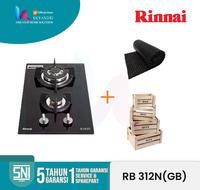 Gambar Kompor Gas Tanam Rinnai RB-312 N(GB) /Rinai RB 312 NGB / 2 tungku - Packing Standar dari Lucyandri Official undefined 5 Tokopedia