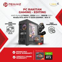 Gambar PC RAKITAN GAMING - EDITING - RTX 4070 Ti - DDR5 - AMD dari Pemmz Official undefined 1 Tokopedia