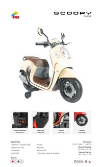 Gambar Mainan Motor Anak M999 Motor Aki Honda Scoopy PMB - Putih dari Toko Mainan Murah Indonesia undefined 2 Tokopedia