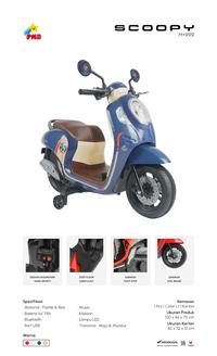 Gambar Mainan Motor Anak M999 Motor Aki Honda Scoopy PMB - Putih dari Toko Mainan Murah Indonesia undefined 1 Tokopedia