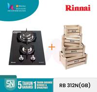 Gambar Kompor Gas Tanam Rinnai RB-312 N(GB) /Rinai RB 312 NGB / 2 tungku - Packing Standar dari Lucyandri Official undefined 4 Tokopedia
