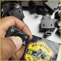 Gambar (BISA COD) Sakelar Saklar 3 Tombol 3 Mode Sen Kiri Sen Kanan + Tombol Sen Hazard 30 MM Sepeda Motor Revo X dari Myastore60 undefined 4 Tokopedia