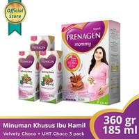 Gambar Prenagen Mommy Velvety Choco 360 Gr + Uht Choco 3 Pack dari bernadyastore undefined 1 Tokopedia