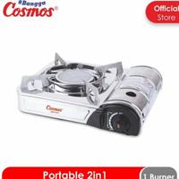 Gambar Kompor Portable Cosmos CGC 123 P 2 in 1 Gas Kaleng & Tabung Cosmos 123 - KOMPOR AJA, PACKING NORMAL dari elinmahfud undefined 4 Tokopedia