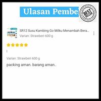 Gambar susu sr12 susu kambing go milku menambah berat badan anak 600 ml sr 12 high quality - Strawberi 600 g dari Fera cheese Foddie undefined 2 Tokopedia