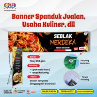 Gambar Cetak Spanduk MMT tema Jualan Free Desain & Edit - Flexi 280gsm, 150x100 dari Yenpop Digital Print undefined 1 Tokopedia
