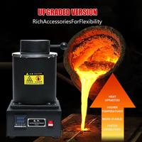 Gambar Mesin Pelebur Emas 220v Muat 3 kg Sekali Pakai/ Cetakan Ingot Untuk Refining Scrap Perak/Alat Peleleh Emas dari Leanycorp undefined 3 Tokopedia