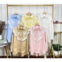 Gambar KEMEJA RENDA IMPORT /ATASAN WANITA /BAJU BANGKOK BKK - Putih dari RADIKKA_COLLECTION undefined 2 Tokopedia
