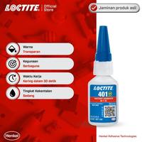 Gambar GEMILANG HENKEL LOCTITE 401 INSTANT ADHESIVE LEM INSTAN LEM SUPER GLUE - 401 dari Gemilang Abadi Toko undefined 2 Tokopedia