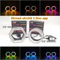 Gambar Premium Series - Shroud Akrilik Angel eye Chrystal 2,5 INC RGB APP - BULAT  dari HyperBeam undefined 1 Tokopedia