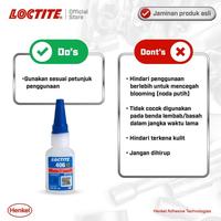 Gambar Henkel LOCTITE 406 Instant Adhesive Lem Instan Super 20 gr Twin Pack dari himam undefined 5 Tokopedia