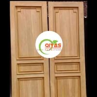 Gambar pintu kamar kayu jati ukuran 80x210cm dari Qiyas jati furniture jepara undefined 1 Tokopedia