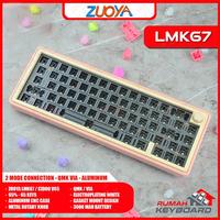 Gambar MECHANICAL KEYBOARD - ZUOYA LMK67 - 67 KEYS - GASKET - SOUTH - VIA dari Rumah-Keyboard undefined 4 Tokopedia