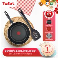 Gambar Tefal Complete Set B Anti Lengket / Cook & Clean 20cm + Turner Spatula dari Tefal Indonesia Official undefined 2 Tokopedia