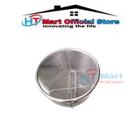 Gambar HT mart - Saringan bulat 18 CM gagang deep fryer round saringan stainless saringan gorengan wadah tirisan gorengan basket fry chip - Besar 18 cm dari HT mart Official Store undefined 4 Tokopedia
