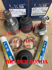 Gambar CV JOINT AS RODA LUAR DALAM DRIVESHAFT MATIC MANUAL MOBILIO 2014 2015 2016 2017 2018 2019 2020 2021 2022 2023 HONDA TDK TRAVINDO LKS 44014-TE7-K51 44305-TE7-K51 44306-TE7-K51 44305-TE7-K11 44306-TE7-K11 JOIN KOPEL HALF OUTER INNER KOKEL - LUAR TDK TRAVND dari BRADER HONDA undefined 1 Tokopedia