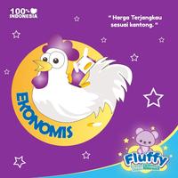 Gambar TERMURAH FLUFFY Popok Bayi Tipe Celana Size S 40+2 M 30+2 L 26+2 XL 26+2 Pcs - Celana L26+2 dari Ralalibe undefined 3 Tokopedia