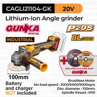 Gambar P20S Brushless Angle Grinder (4") INGCO CAGLI21104-GK - Mesin Gerinda Tangan Portable Baterai dari INGCO Tools by GUNKA undefined 2 Tokopedia