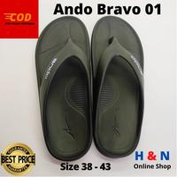 Gambar H&N Online Shop - Sandal Ando BRAVO 01 - Sandal Jepit - Sangat Ringan - SIZE 38 - 43 - Abu, 41 dari H&N Online Shop undefined 1 Tokopedia