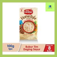Gambar Nurqo// Nestle Cerelac Homestyle Meals Bubur Bayi Ayam Bayam / Tim Sayur 100G - Tim Sayur dari Nurqory store undefined 1 Tokopedia