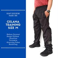Gambar Celana Training Olahraga Panjang Pria dan Wanita Size M Bahan Parasut - Htmabukcl dari Celana Training Bandung undefined 5 Tokopedia