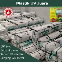 Gambar plastik UV juara tebal 170 micron lebar 4 meter per rol(4x125m)uv14% greenhouse dari mz hidroponik undefined 1 Tokopedia
