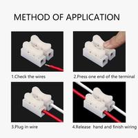 Gambar konektor kabel listrik quick wiring wire connector cable terminal block sambungan kabel listrik mudah tanpa solder aman instalasi listrik electrical wiring - PTC223 dari Tropic elektronik aksesoris undefined 4 Tokopedia