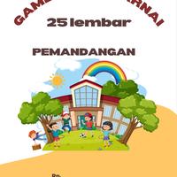 Gambar Gambar mewarnai anak TK (25 lembar pemandangan) dari Toko_Arrafah undefined 2 Tokopedia