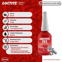 Gambar Henkel LOCTITE 263 Threadlocker Lem Baut 10 ml dari himam undefined 2 Tokopedia