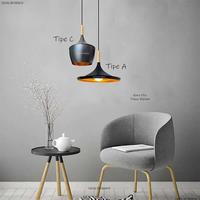 Gambar Lampu gantung L875 L877 L878 + kayu minimalis hias decor cafe bar - Body hitam+kayu, tipe A dari lighting shop indonesia undefined 1 Tokopedia