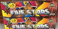 Gambar Petasan Kembang Api Five Stars Cake 0.8 Inch 300 Shots GE08300A Natal Tahun Baru Firework Fireworks dari QuinGo undefined 3 Tokopedia