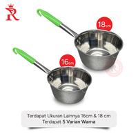 Gambar Panci Susu Panci Gayung Air 16cm Stainless Gagang Warna dari Rajawali Perabot undefined 3 Tokopedia