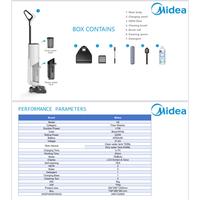 Gambar Midea Wet Dry Cordless MWDX8 Smart Vacuum Cleaner Midea LED Light MWD-X8 dari Bogor Solusi Elektronik undefined 4 Tokopedia