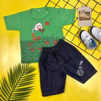 Gambar 5299B | Setelan anak cowok jeans / baju anak cowok celana jeans Mum Dad Look | Umur 2 - 3 tahun - Merah dari Bore Bore Kids undefined 2 Tokopedia