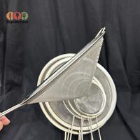 Gambar Saringan Kerucut / Cone Strainer / Wire Skimer / Strainer Saringan Halus Tebal Full Stainless Steel 10cm 12cm 14cm 20cm 22cm 24cm - 10 dari Depo Horeca undefined 2 Tokopedia