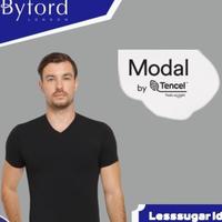 Gambar Kaos Dalam BYFORD Bahan Modal Tencel Super Soft Isi 1pcs Kerah V Neck - Putih, M dari Nifasstore undefined 2 Tokopedia