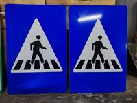 Gambar Rambu Penyebrangan Jalan Zebra Cross 40cm x 60cm, 35cm x 50 cm - 35cm x 50cm dari Damar Machinery undefined 2 Tokopedia