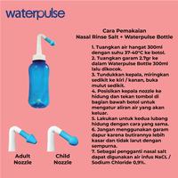 Gambar Waterpulse Alat Botol Cuci Hidung Nasal FREE 10 Sachet garam dari Allaroundstore undefined 4 Tokopedia