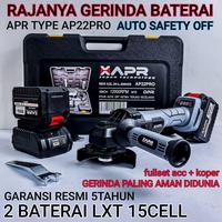 Gambar gerinda baterai cordless APR Japan AP22 angle grinder gurinda grinda dari APR HUJIA JLD JATIM undefined 1 Tokopedia