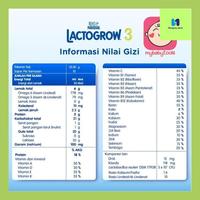 Gambar Nurqo// Lactogrow 3 4 Vanila Madu Susu Pertumbuhan Anak 1-3 Tahun 3-5 Tahun Box 1Kg - LACGR4 VANILA dari Nurqory store undefined 2 Tokopedia