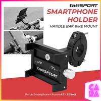 Gambar Phone Holder HP Sepeda Motor Mount Aluminium Besi Metal Handle Bar dari cara-store undefined 1 Tokopedia