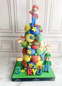 Gambar [09.14, 1/11/2024] Tasya Libra Cake: Kue ulang tahun/Kue birthday/Cake custom birthday/Cake ultah/Kue tema Donat Tower Mario dari Libra Cake undefined 2 Tokopedia