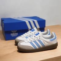 Gambar ADIDAS SAMBA KIDS WHITE BLUE - 30 dari SHOES JKT 01 undefined 1 Tokopedia