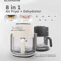 Gambar ECOHOME Air Fryer & Dehydrator 8 in 1 Function EAF-777 4.5L Capacity with Panoramic Glass - Hitam dari pusat perabot semarang undefined 1 Tokopedia