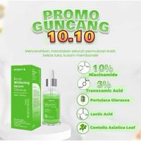 Gambar Glughava 10% Niacinamide Body Whitening Serum Glow Up |Serum Hijau Glughava|Body Serum Glughava original dari Shopiscated undefined 1 Tokopedia