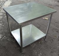 Gambar X399 meja kitchen working table 2 susun stainless 80x70x85cm bekas eks resto dari XKitchen undefined 3 Tokopedia