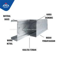 Gambar Baja Ringan  Auri Kanal C-TRUSS Wilayah Bandung - C-TRUSS C75X70 dari Semen Indonesia Cooperative undefined 5 Tokopedia