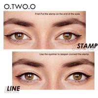 Gambar O.TWO.O 2pcs/set Double Head Eyeliner Black +Eyelash Curler Eye Makeup Tool Set - black dari FRESNEW SHOP undefined 4 Tokopedia